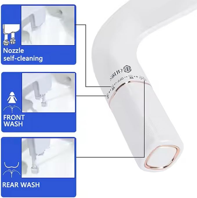 anees Bidet Attachment – Self-Cleaning, Front & Rear Wash